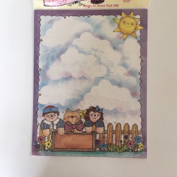 DJ INKERS Pack of paper, 16 sheets, Raggedy dolls and cat themed - Picture 3 of 3